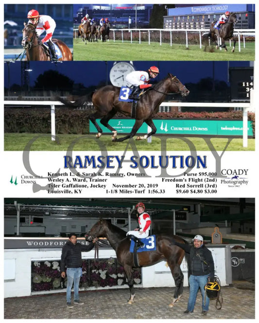 Ramsey Solution - 11-20-19 R10 Cd Churchill Downs