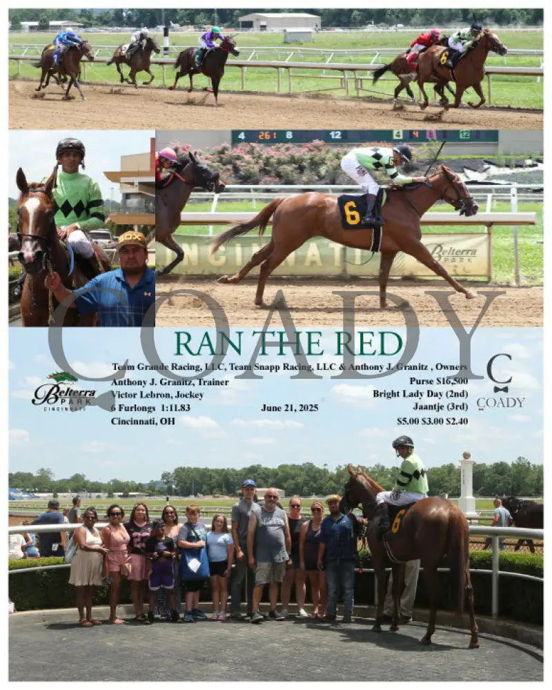 RAN THE RED - 062125 - Race 04 - BTP Indiana Grand