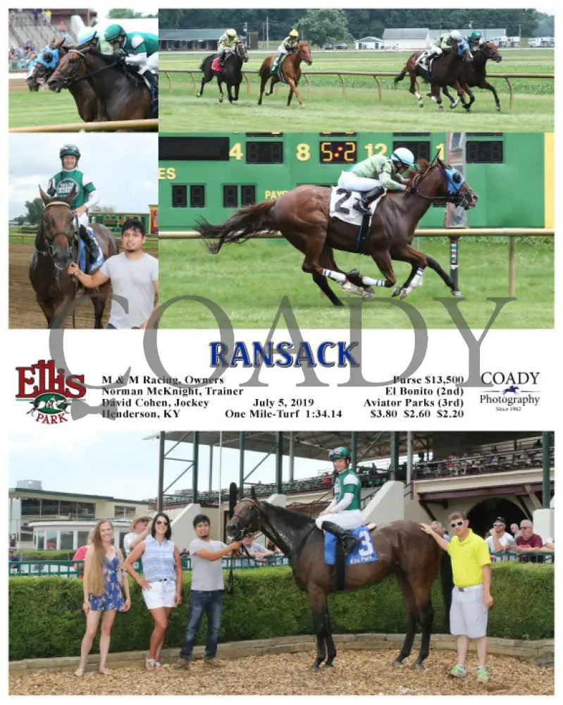Ransack - 07-05-19 R03 Elp Ellis Park