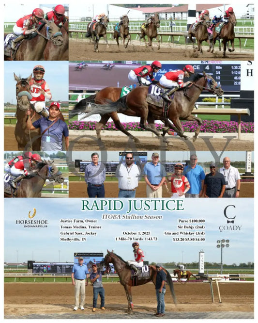 RAPID JUSTICE - ITOBA Stallion Season - 10-01-25 - R04 - IND Indiana Grand
