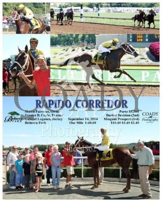 Rapido Corredor - 091414 Race 04 Btp Belterra Park