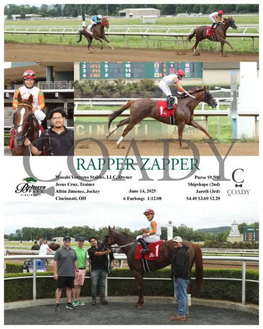 RAPPER ZAPPER - 06-14-25 - R01 - BTP Churchill Downs