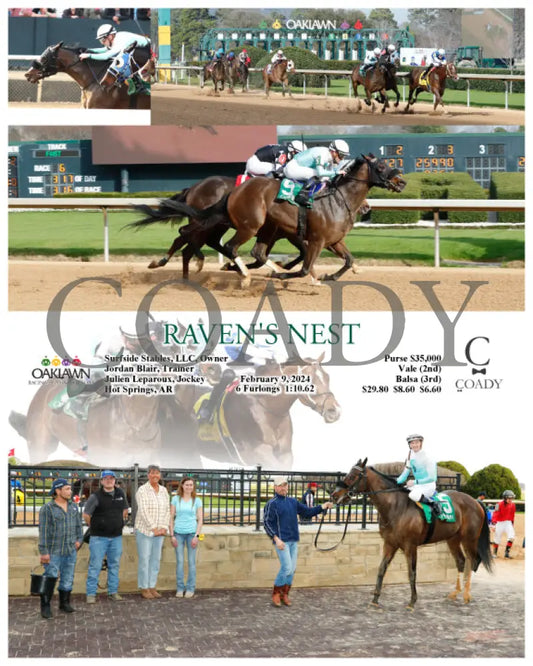 Raven’s Nest - 02-09-24 R06 Op Oaklawn Park