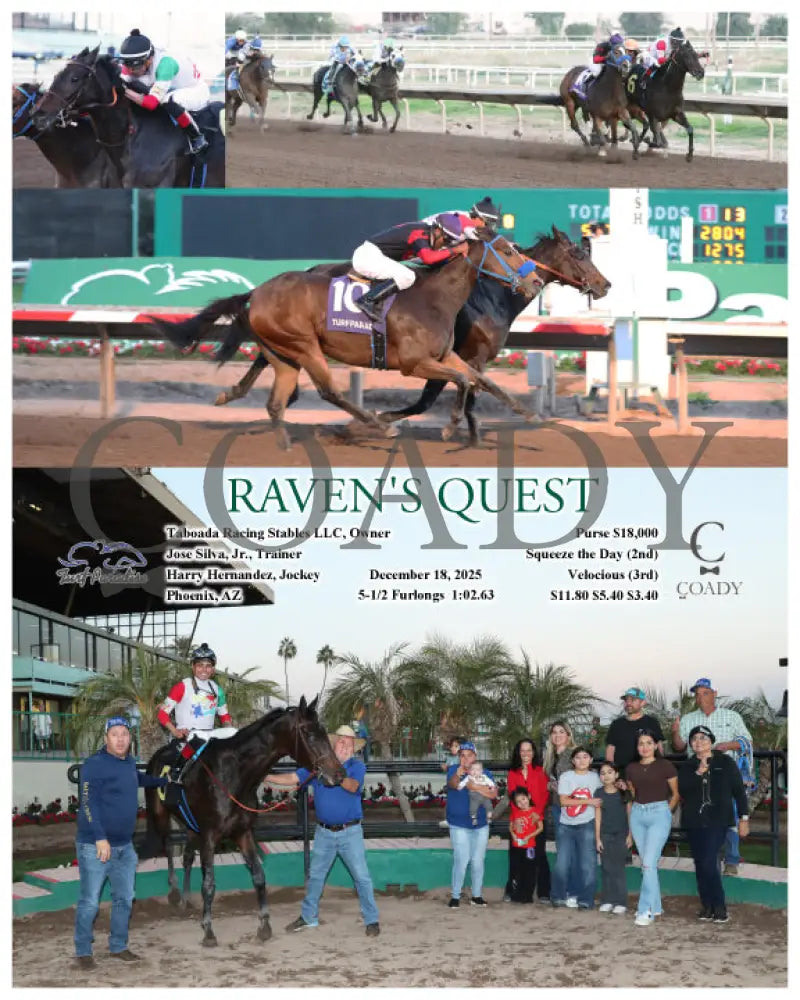 RAVEN'S QUEST - 12-18-25 - R08 - TUP - Coady Media - Kurtis Coady Photography