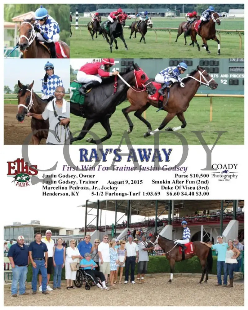 Ray’s Away - 080915 Race 09 Elp Ellis Park