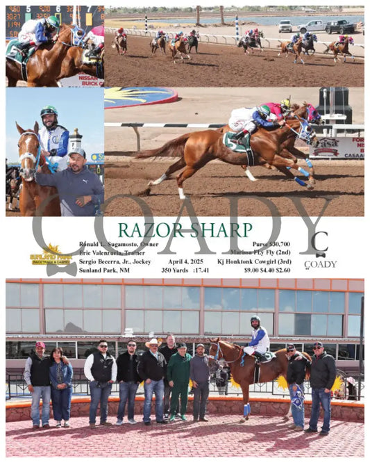 RAZOR SHARP - 04-04-25 - R09 - SUN Sunland Park