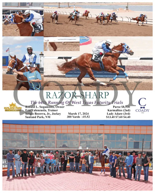 Razor Sharp - The 64Th Running Of West Texas Futurity Trials 03 - 17 - 24 R02 Sun Sunland Park