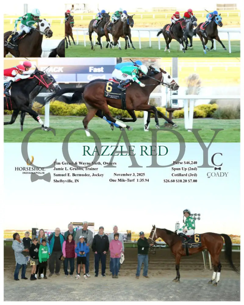 RAZZLE RED - 11-03-25 - R06 - IND Indiana Grand