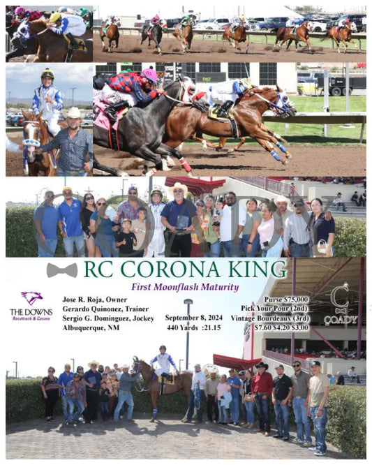 Rc Corona King - First Moonflash Maturity 09-08-24 R05 Alb Downs At Albuquerque