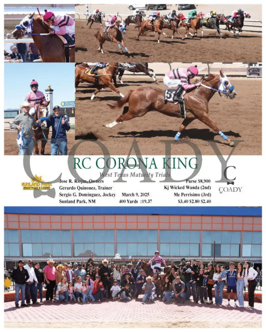 RC CORONA KING - West Texas Maturity Trials - 03-09-25 - R05 - SUN Sunland Park