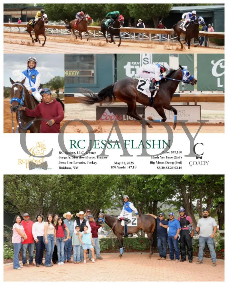 RC JESSA FLASHN - 05-31-25 - R01 - RUI Ruidoso Downs