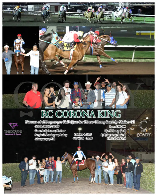 RCCORONA KING - Downs at Albuquerque Fall Quarter Horse Championship Stakes G1 - 10-04-25 - R09 - ALB Downs at