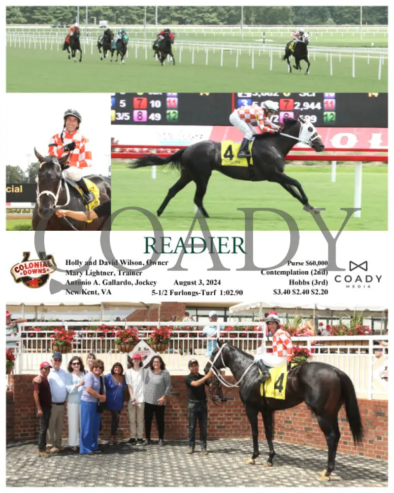 Readier - 08-03-24 R03 Cnl Colonial Downs