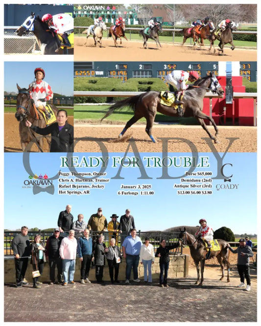Ready For Trouble - 01-03-25 R03 Op Oaklawn Park