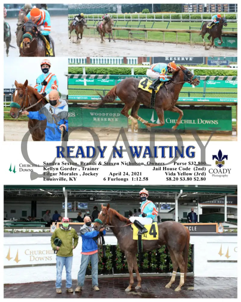 Ready N Waiting - 04-24-21 R02 Cd Churchill Downs