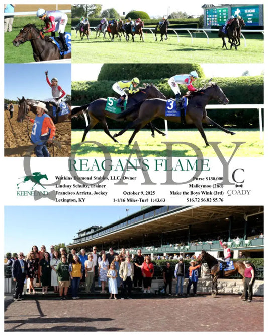 REAGAN’S FLAME - 10-09-25 - R08 - KEE Keeneland