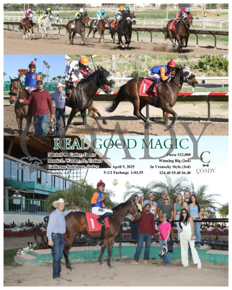 REAL GOOD MAGIC - 04-09-25 - R08 - TUP Turf Paradise