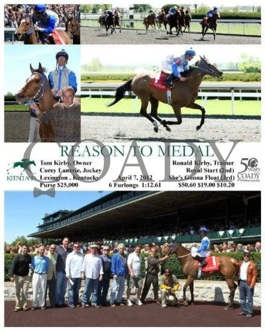 Reason To Medal - 040712 Race 04 Keeneland