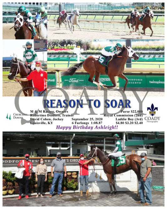 Reason To Soar - 09-25-20 R01 Cd Churchill Downs