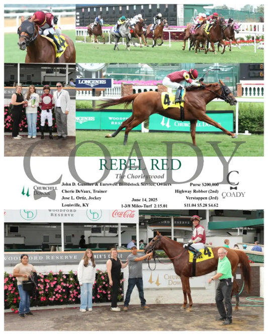 REBEL RED - The Chorleywood - 06-14-25 - R10 - CD Churchill Downs