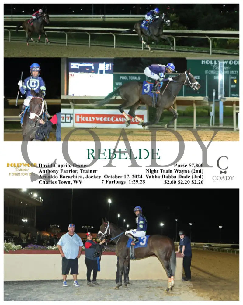 Rebelde - 10-17-24 R04 Ct Hollywood Casino At Charles Town Races