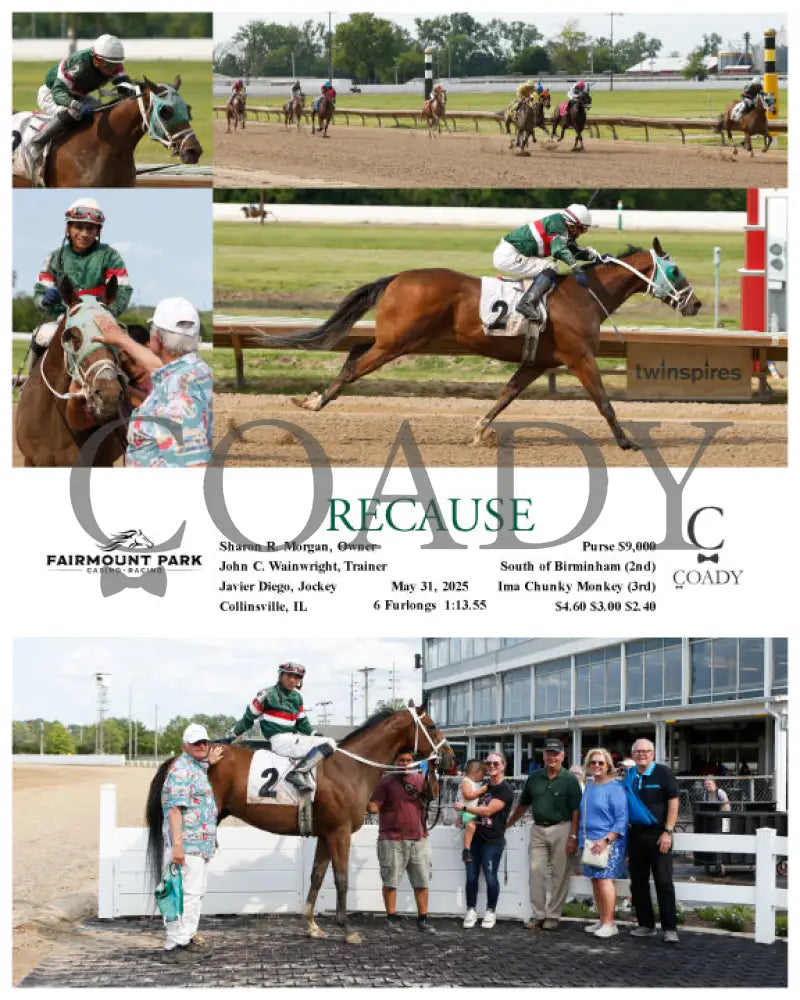 RECAUSE - 05-31-25 - R08 - FP Fanduel Sportsbook Horse Racing