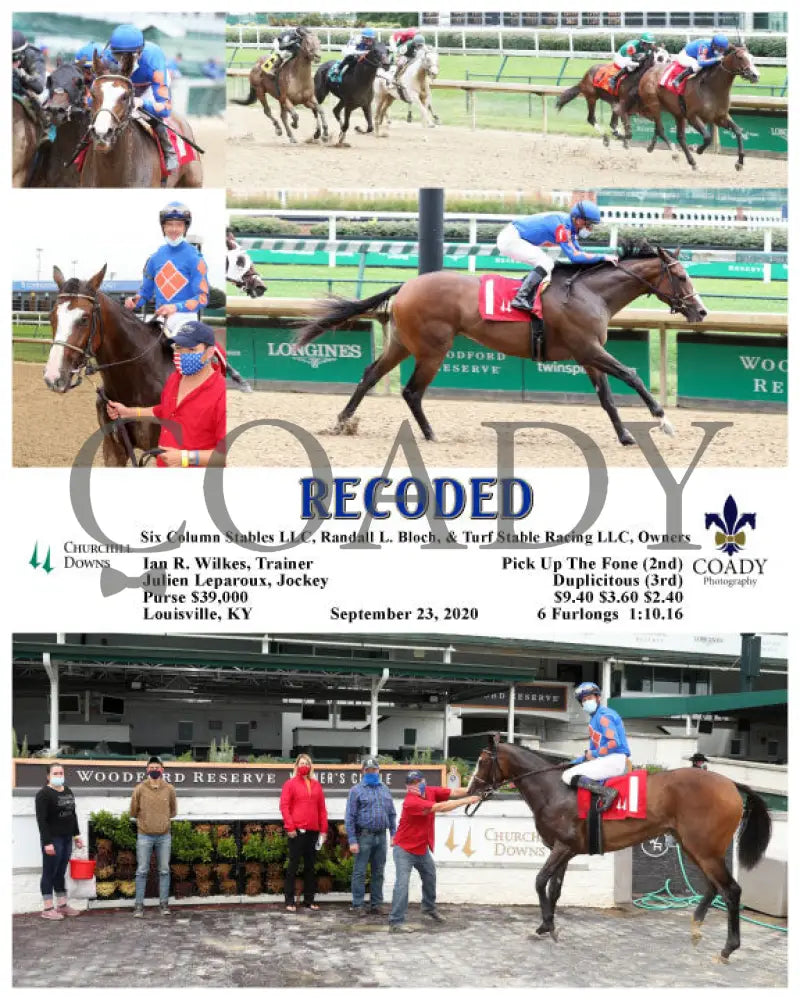 Recoded - 09-23-20 R05 Cd Churchill Downs