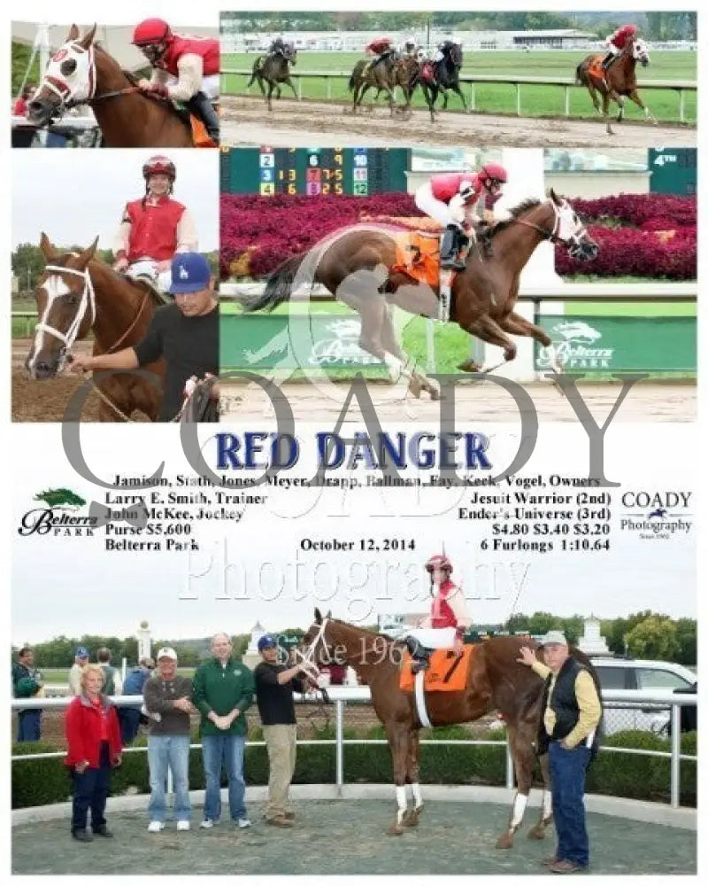 Red Danger - 101214 Race 03 Btp Belterra Park
