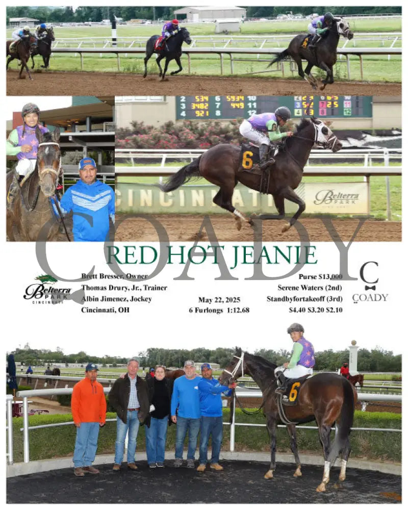 RED HOT JEANIE - 05-22-25 - R08 - BTP Churchill Downs