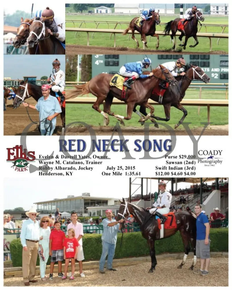 Red Neck Song - 072515 Race 07 Elp Ellis Park