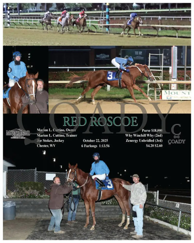 RED ROSCOE - 10-22-25 - R07 - MNR Mountaineer Park