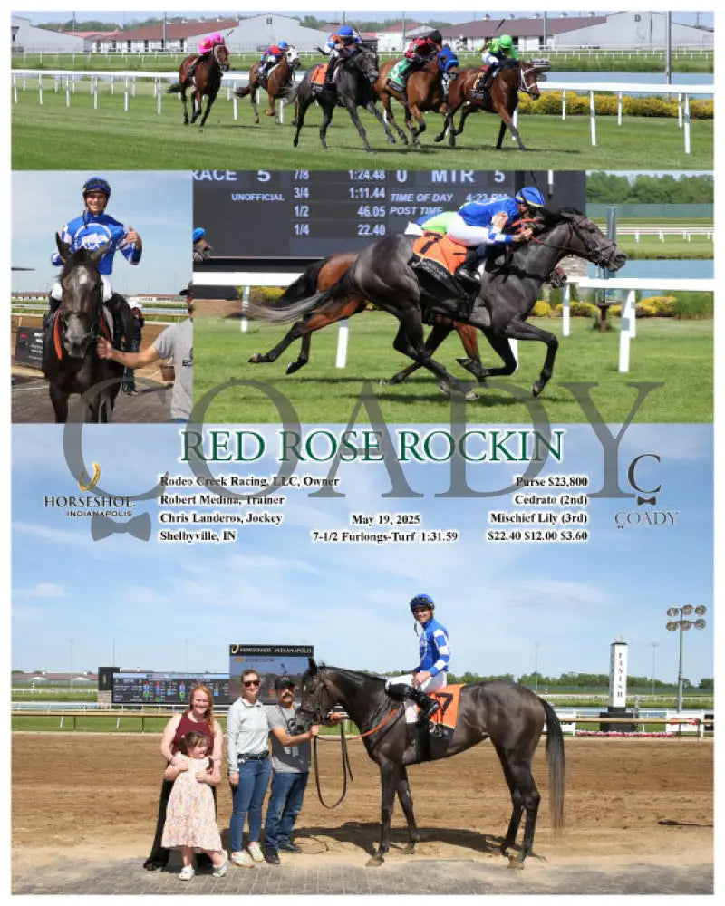 RED ROSE ROCKIN - 05-19-25 - R05 - IND Indiana Grand