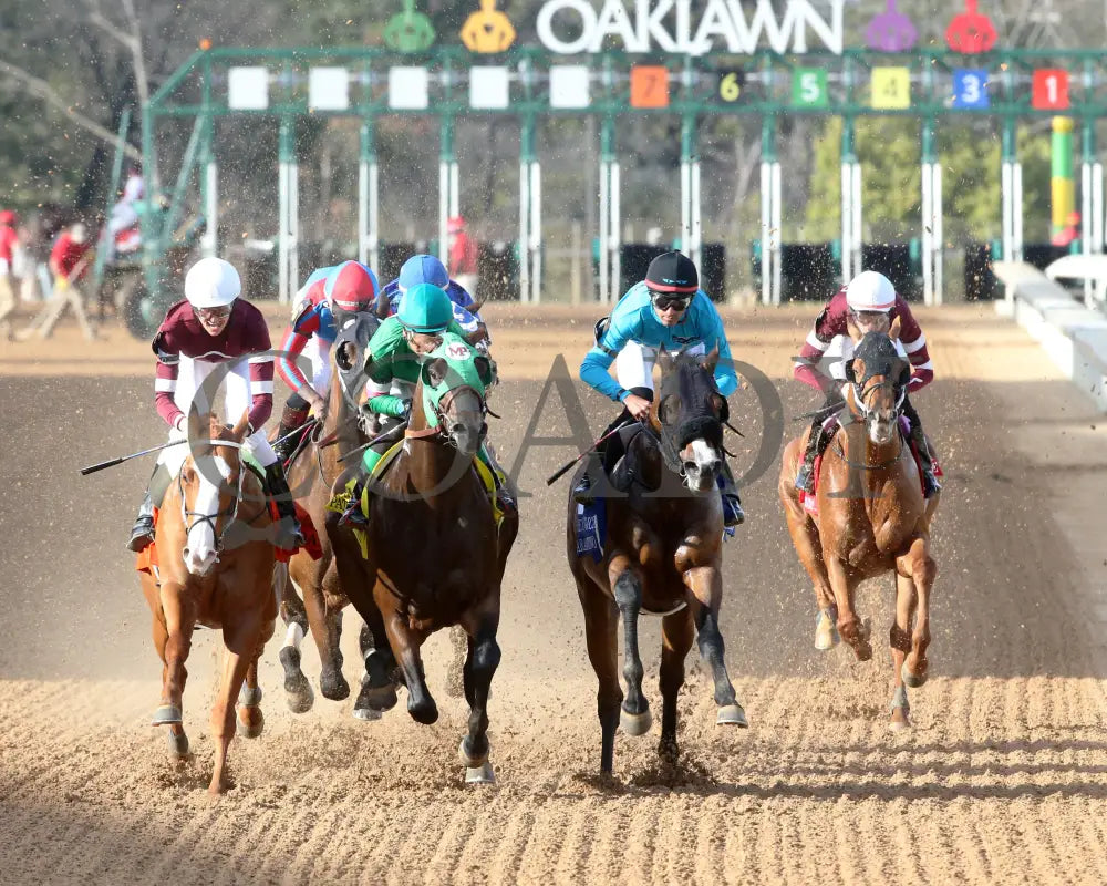 RED ROUTE ONE - The Essex Handicap G3 - 03-22-25 - R10 - OP - First Turn 01 Oaklawn Park