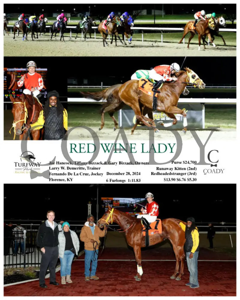 Red Wine Lady - 122824 Race 01 Tp Turfway Park
