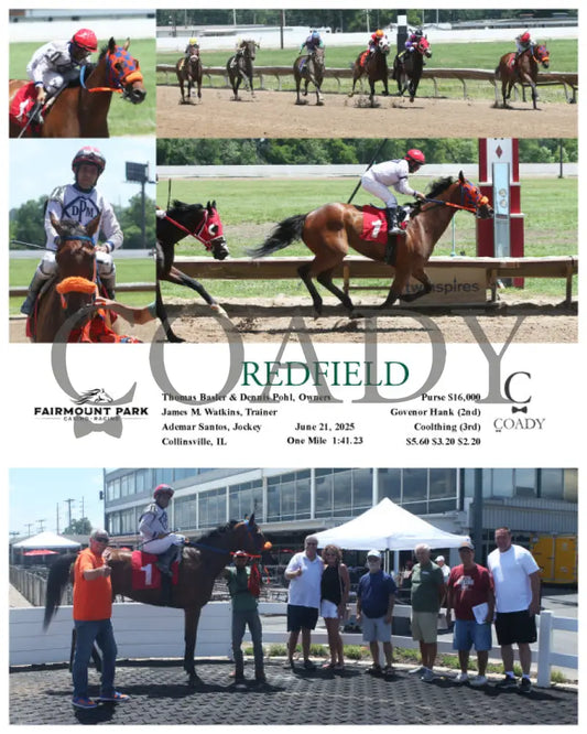 REDFIELD - 06-21-25 - R01 - FP Fanduel Sportsbook Horse Racing