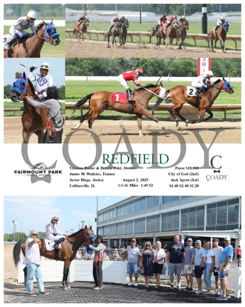 REDFIELD - 08-02-25 - R06 - FP Fanduel Sportsbook Horse Racing