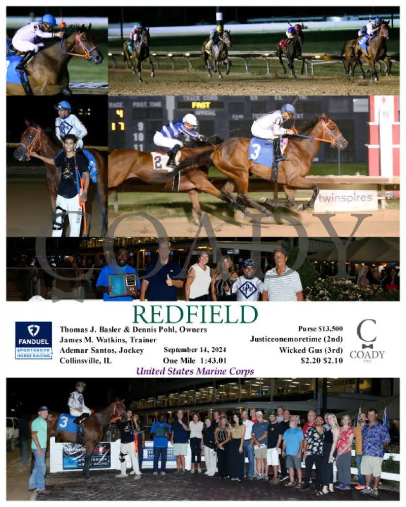Redfield - 09-14-24 R04 Fan Fanduel Sportsbook Horse Racing