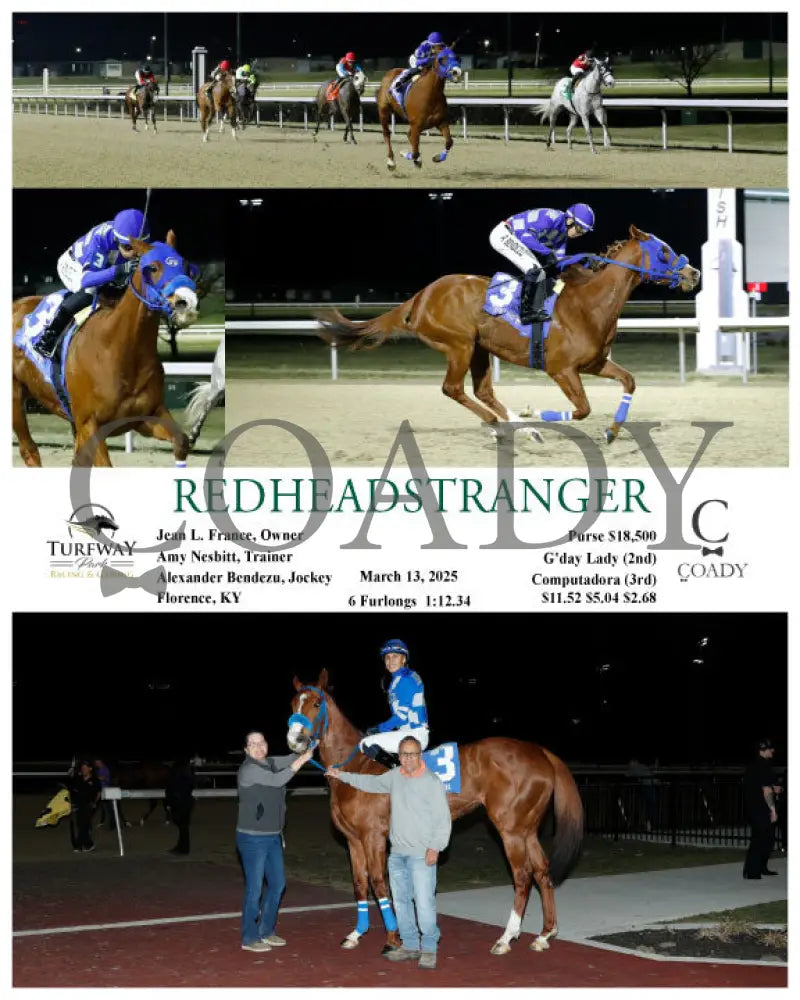 REDHEADSTRANGER - 03-13-25 - R06 - TP Turfway Park