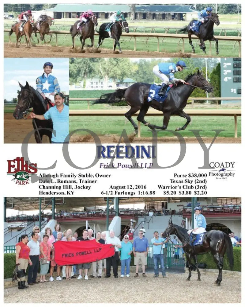 Reedini - 081216 Race 07 Elp Ellis Park