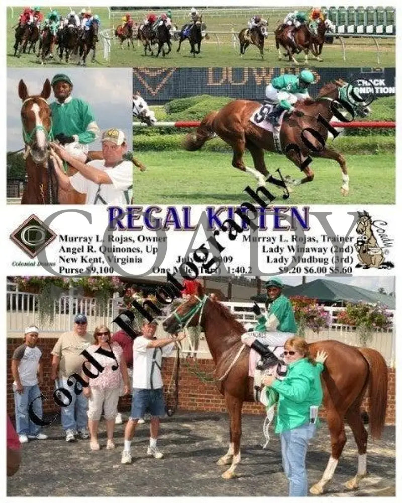 Regal Kitten - 7 19 2009 Colonial Downs