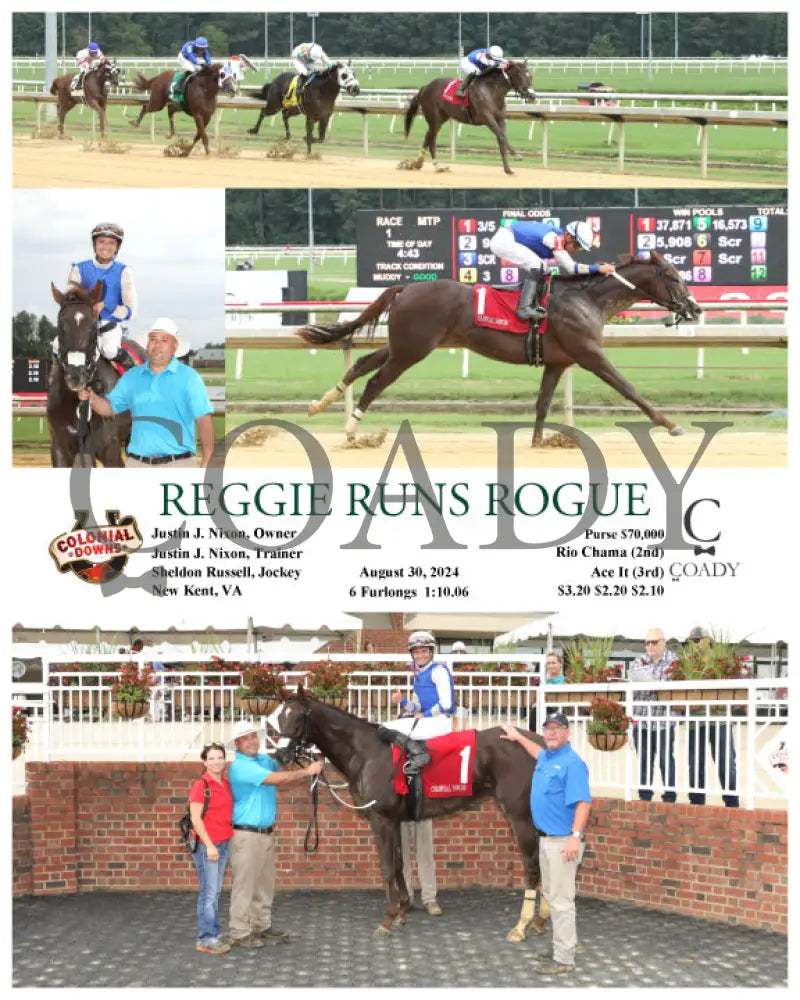 Reggie Runs Rogue - 08-30-24 R01 Cnl Colonial Downs