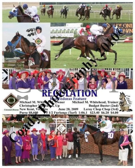 Regulation - Red Fedoras Feature 6 28 2009 Colonial Downs