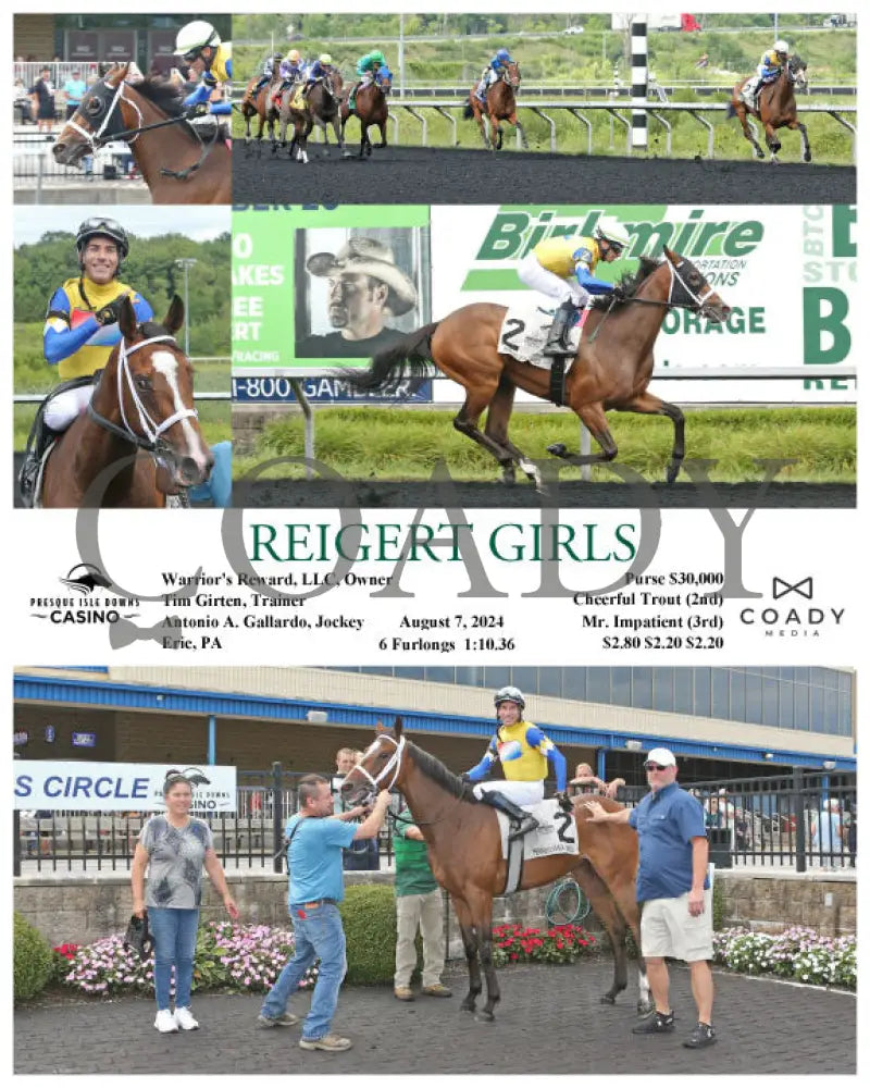 Reigert Girls - 08-07-24 R02 Pid Presque Isle Downs