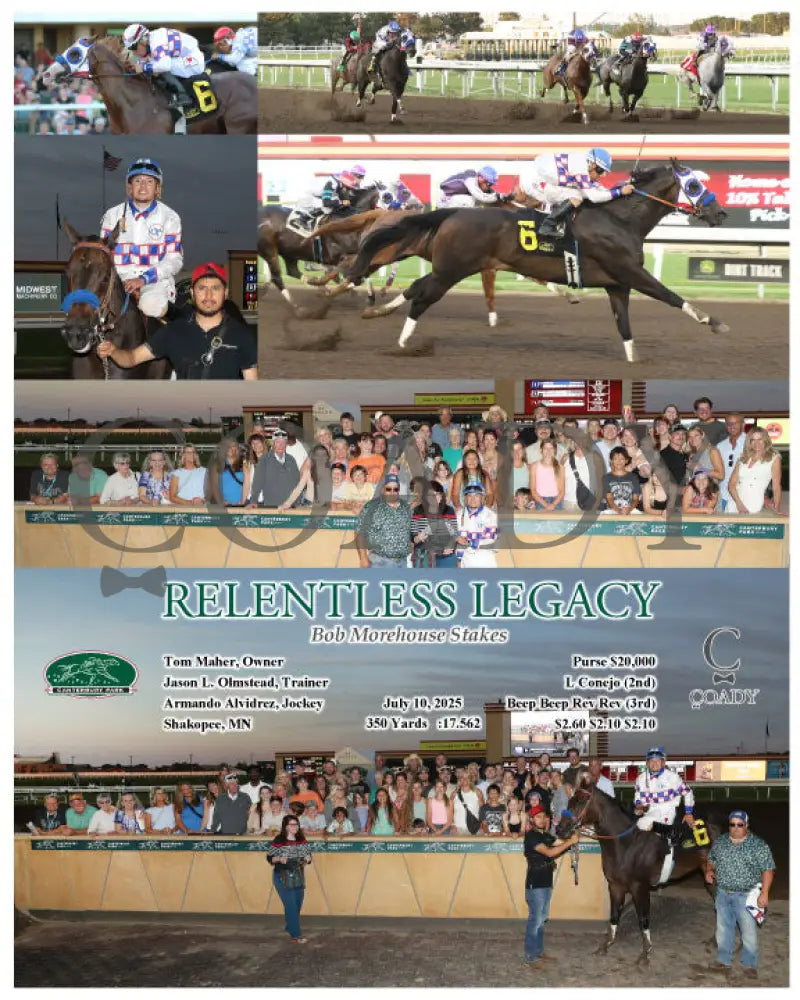RELENTLESS LEGACY - Bob Morehouse Stakes - 07-10-25 - R08 - CBY Canterbury Park