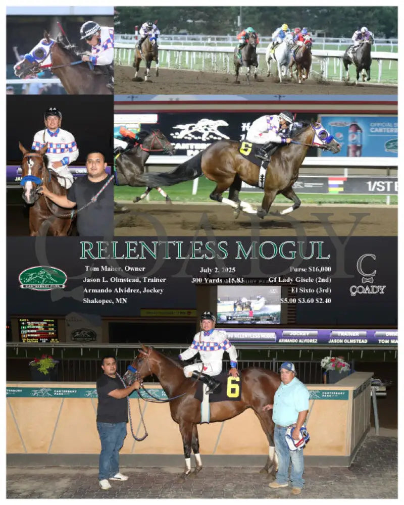 RELENTLESS MOGUL - 07-02-25 - R09 - CBY Ruidoso Downs