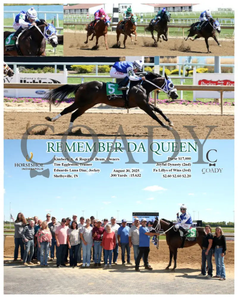 REMEMBER DA QUEEN 08 30 25 R05 IND Indiana Grand