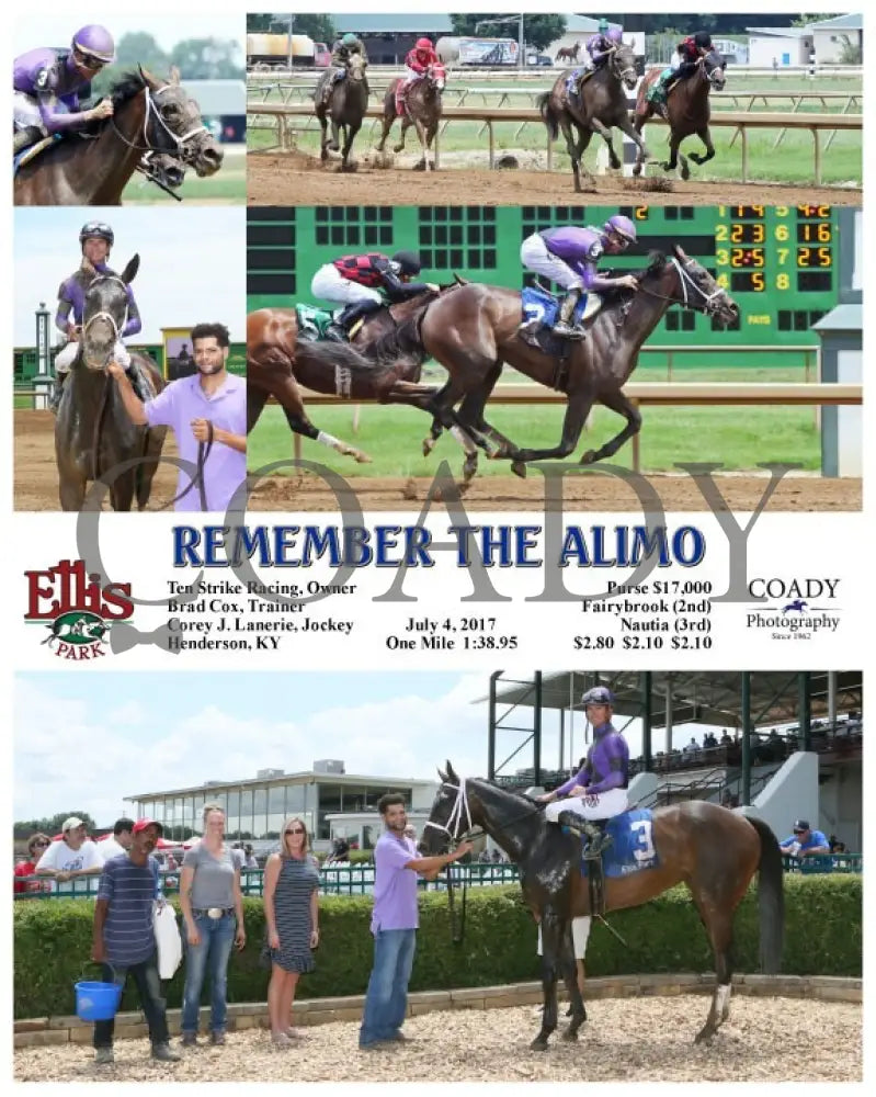 Remember The Alimo - 070417 Race 02 Elp Ellis Park