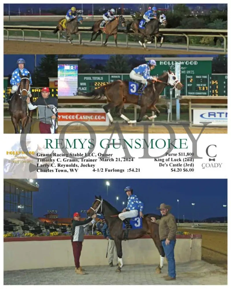 Remys Gunsmoke - 03 - 21 - 24 R02 Ct Hollywood Casino At Charles Town Races