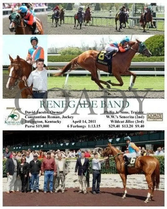 Renegade Band - 041411 Race 01 Keeneland
