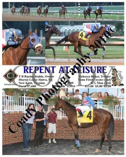 Repent At Leisure - 6 30 2009 Colonial Downs